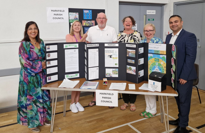 Peter with Markfield Parish Councillors