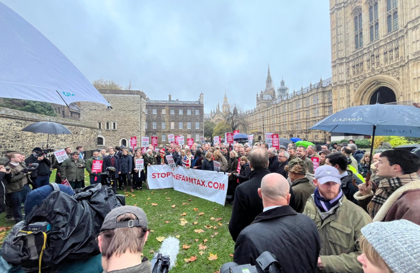 Peter at the Farmer's Protest 2024