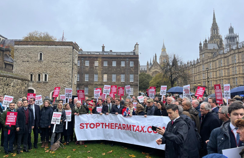 Peter at the Farmer's Protest 2024