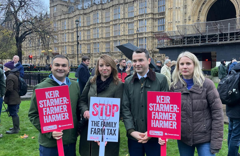 Peter at the Farmer's Protest 2024