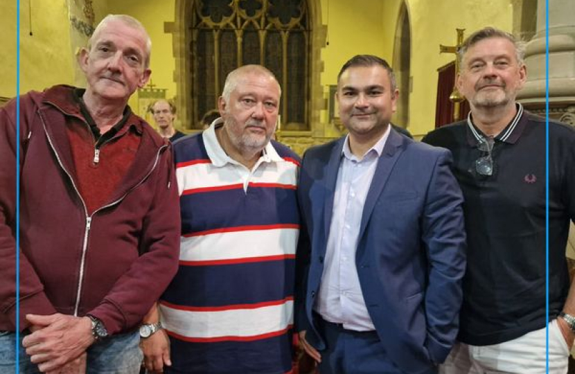 Peter meets with local councillors