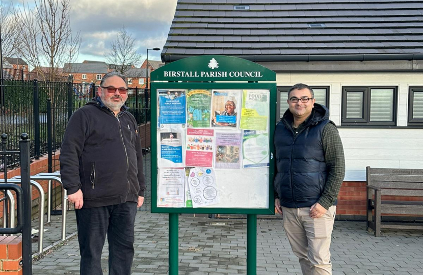 Peter with Cllr Dan Grimley