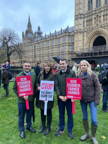 Peter at the Farmer's Protest 2024