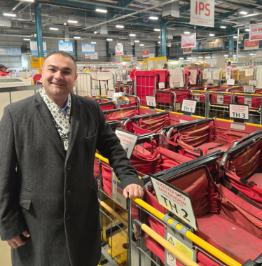 Peter Visiting the Royal Mail