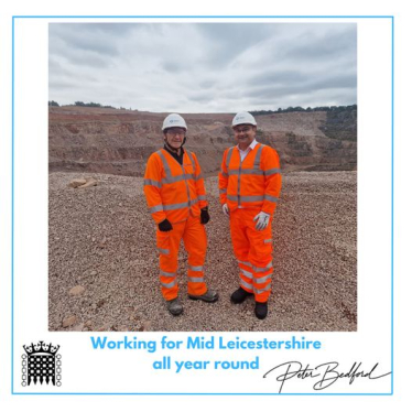 Peter visits Mountsorrel quarry